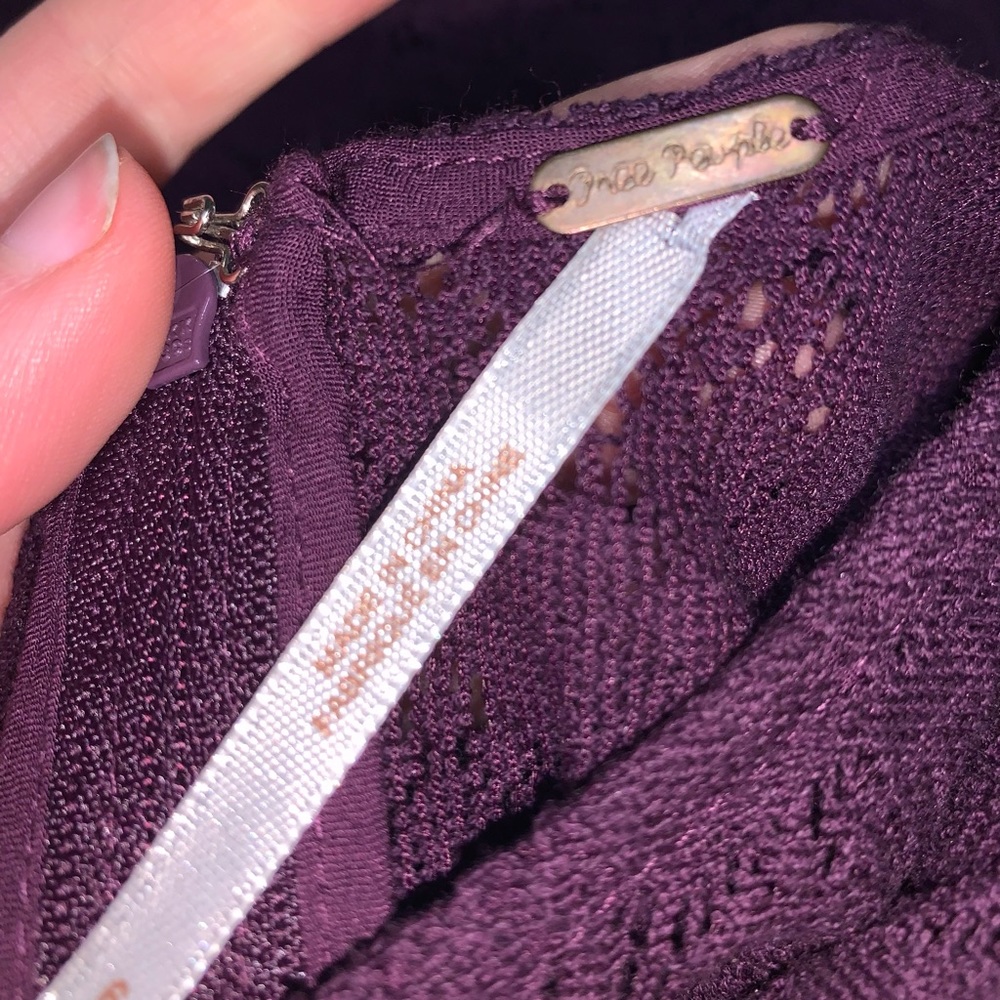 Free people purple lace dress